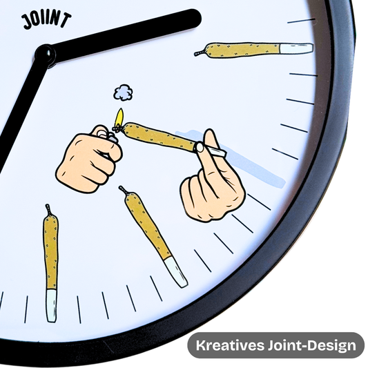 420 Wanduhr | Kreatives Joint-Design, limitiert auf 420 Stück